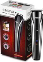 NOVA 1073-00 USB Trimmer 60 min  Runtime 5 Length Settings  (Black, Grey)...