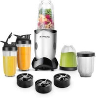 Longway Nutri 600 W Juicer Mixer Grinder  (Nutri 5J | 5 Jars | Silver & Black)...