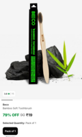 Beco Bamboo Soft Toothbrush on Flipkart Minutes Available Mumbai check yours...