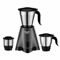 Preethi Tiara Mixer Grinder for Kitchen | 500 Watt Mixie | 3 Stainless Steel Jar...