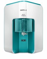 Havells Fab UV Storage Water Purifier (White & Green), UV+UF, Copper+Zinc, 5 Sta...