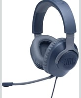 JBL Quantum 100 Wired Over Ear Gaming Headphones with Mic, 40mm Dynamic Drivers,...