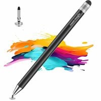 Case-Magic 2 in 1 Universal Stylus Pen with Fine Point Disc Tip + Rubber Fibre T...