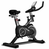 PowerMax Fitness BS-125 Spin Exercise Bike For Home  - Black