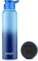 pexpo 950 ml Steel Bottle  (Pack of 1, Blue)