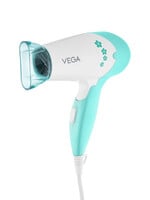 Buy VEGA VHDH 20N Insta Glam Foldable 1000 Watts Hair Dryer White & Blue - Dryer...