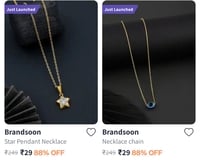 Upto 88% Off On Brandsoon Necklace Chain