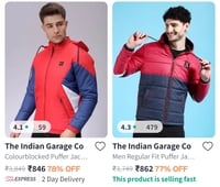 Upto 78% Off On The Indian Garage Co. Jackets