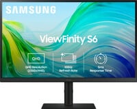Samsung ViewFinity S6 68.58 cm (27 inch) Quad HD LED Backlit Adjustable Stand Mo...