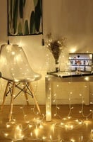 Quace Warm Yellow Teardrop String Lights