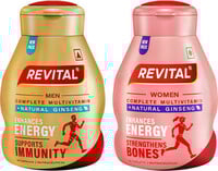 Revital H Woman 60s and Men 60s combo  (2 x 30 Tablets)
