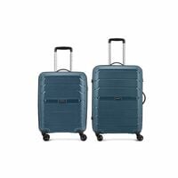 Aristocrat Liberty Set of 2 (Cabin+Medium) Trolley Bag, 58+68Cm | Combination Lo...
