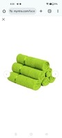 Story@home Set Of 6 Green Solid Pure Cotton 450 GSM Face Towels