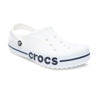 Crocs Unisex White & Blue Bayaband Clogs
