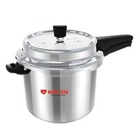 NIRLON Induction Compatible Outer Lid Stainless Steel Pressure Cooker, 3 Liters,...
