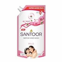 Santoor Mild Gentle Hand Wash 650ml with Goodness of Lotus & Tulsi| Rich Latheri...