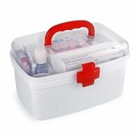 Cello Medico First Aid Box Plastic | Tight Lock Mechanism With Convenient Handle...